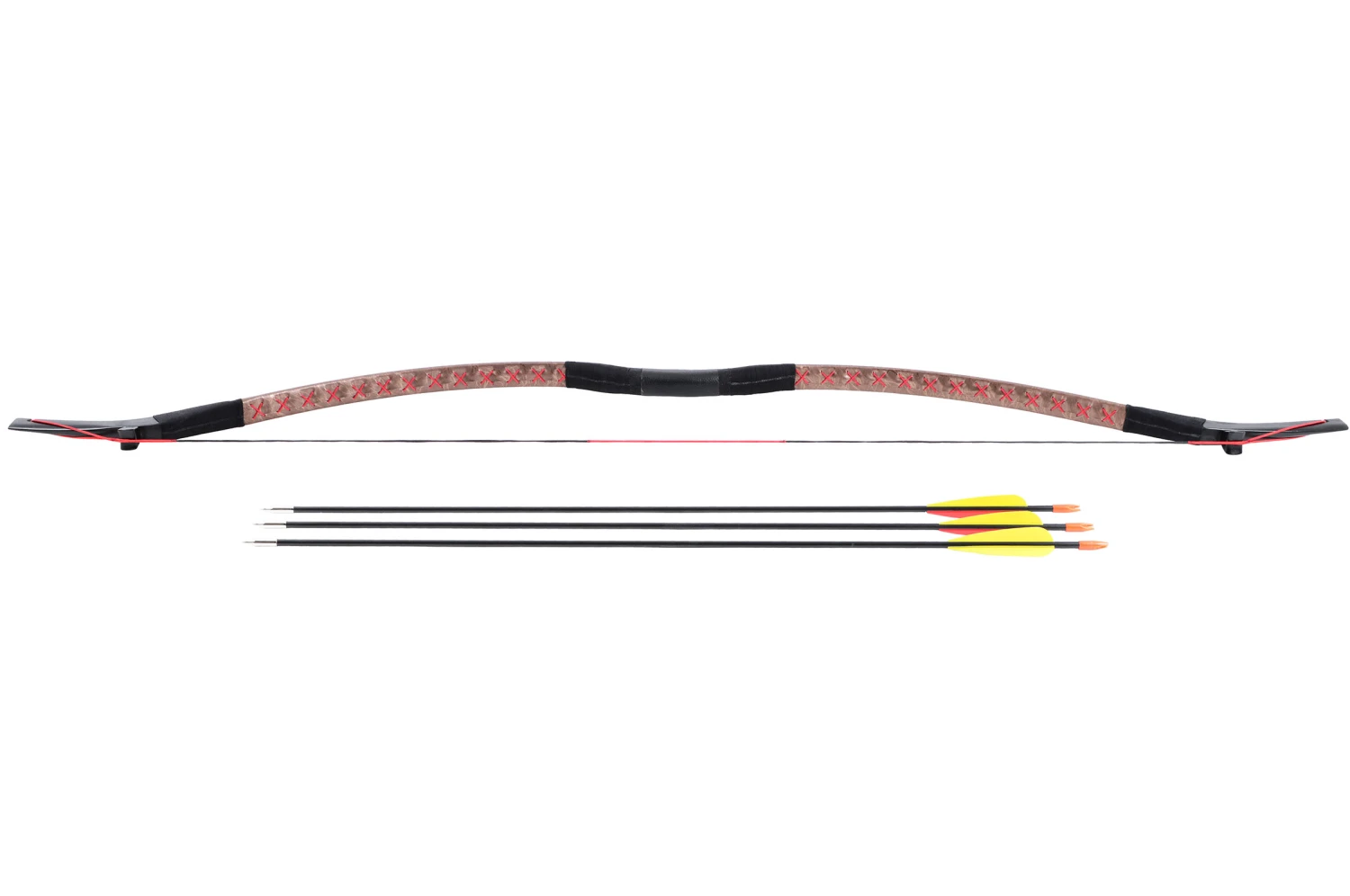 Arc Chinois Traditionnel, Revêtement Cuir (Milieu de Gamme) Arc Chinois Traditionnel, Revêtement Cuir (Milieu De Gamme) -Martiaux Fitness Magasin arc chinois traditionnel revetement cuir milieu de gamme 2