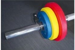 Barre De Musculation (130 Cm) & Stop Disque, Acier - Pump, Sveltus -Martiaux Fitness Magasin barre de musculation 130 cm stop disque acier pump sveltus 3