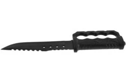Couteau De Survie & Combat, Avec Poignée Poing Américain & Accessoires (19 Cm) -Martiaux Fitness Magasin couteau de survie combat avec poignee poing americain accessoires 19 cm 2