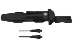 Couteau De Survie & Combat, Avec Poignée Poing Américain & Accessoires (19 Cm) -Martiaux Fitness Magasin couteau de survie combat avec poignee poing americain accessoires 19 cm 6