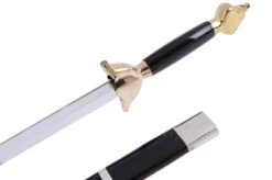 Épée Avec Fourreau, Noir/Doré - Semi-Flexible 4 Épée Avec Fourreau, Noir/Doré - Semi-Flexible -Martiaux Fitness Magasin epee avec fourreau noirdore 2