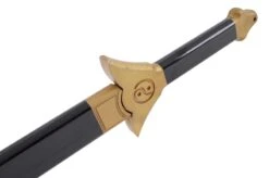 Epée En Bois & Fourreau, Monobloc & Légère - Petit Modèle -Martiaux Fitness Magasin epee en bois avec fourreau monobloc legere 6