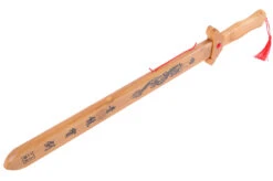 Épée Avec Fourreau, Initiation - Bois Naturel (Petit Modèle) 6 Épée Avec Fourreau, Initiation - Bois Naturel (Petit Modèle) -Martiaux Fitness Magasin epee en bois fourreau dragon petit modele 4