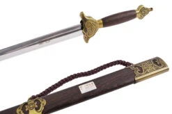 Epée Tai Ji, Tai Chi «Fu Lu», Section Diamant, Semi Flexible -Martiaux Fitness Magasin epee fulu 4