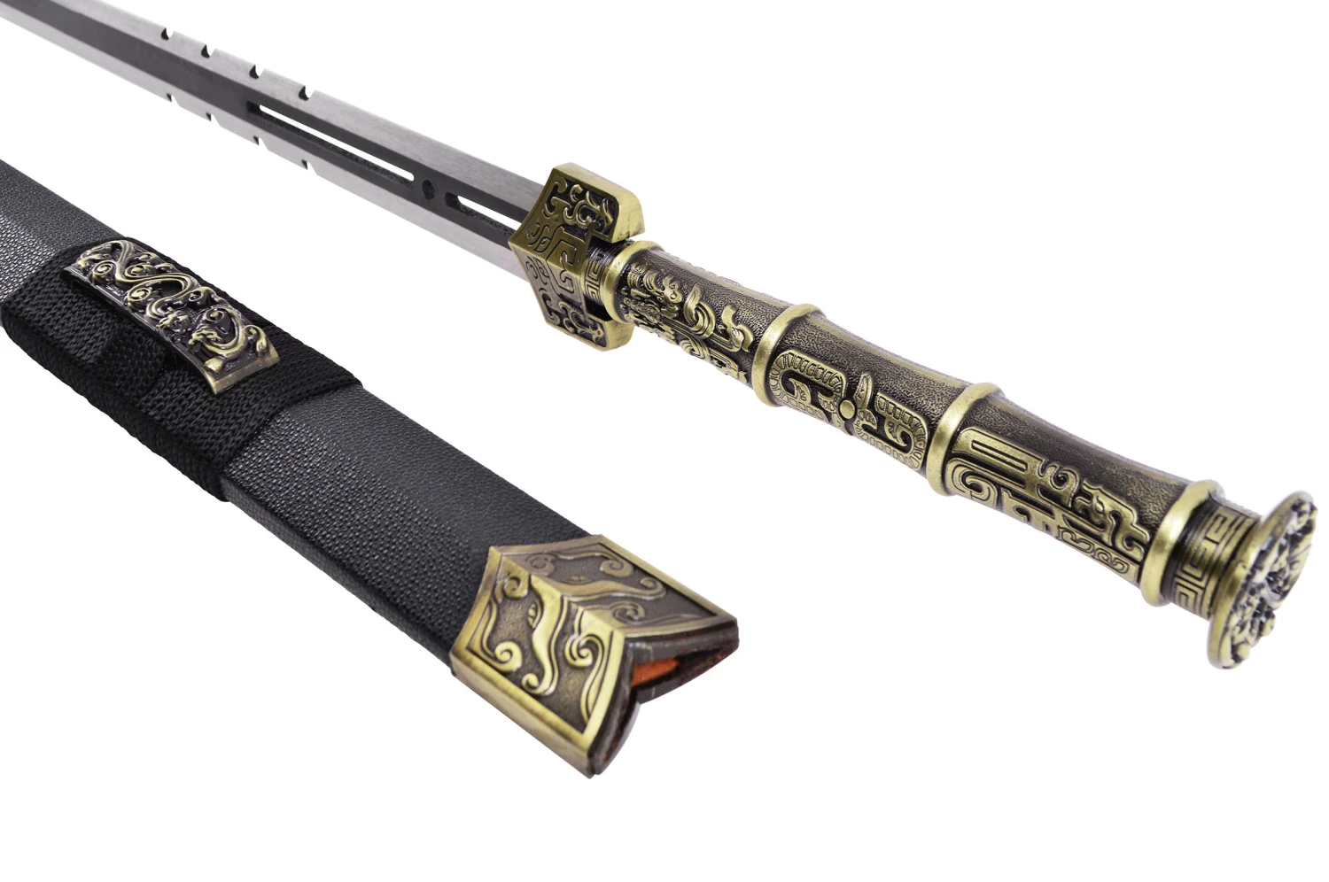 Epee Han ChuanQi - Lame avec crans, Rigide Epee Han ChuanQi - Lame Avec Crans, Rigide -Martiaux Fitness Magasin epee han chuanqi lame avec crans rigide 4