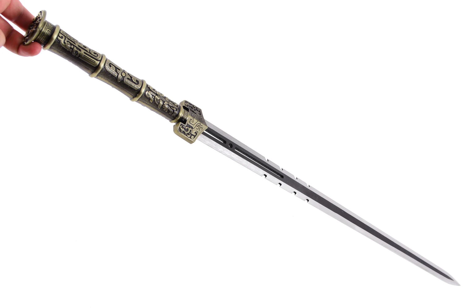 Epee Han ChuanQi - Lame avec crans, Rigide Epee Han ChuanQi - Lame Avec Crans, Rigide -Martiaux Fitness Magasin epee han chuanqi lame avec crans rigide 5