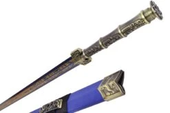 Épée Han HaiFeng - Poignée Bronze, Rigide -Martiaux Fitness Magasin epee han haifeng poignee bronze rigide 4