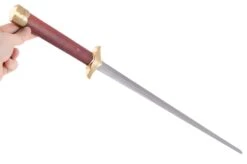 Épée Jin, Scarlet Sunrise - Acier Damas, Forge LK Chen 6 Épée Jin, Scarlet Sunrise - Acier Damas, Forge LK Chen -Martiaux Fitness Magasin epee jin scarlet sunrise acier damas forge lk chen 4