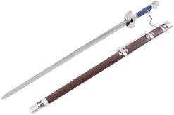 Épée Ming, Gale Wind - Acier Damas, Forge LK Chen -Martiaux Fitness Magasin epee ming gale wind acier damas forge lk chen 1