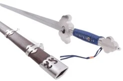 Épée Ming, Gale Wind - Acier Damas, Forge LK Chen -Martiaux Fitness Magasin epee ming gale wind acier damas forge lk chen 3