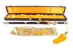 Épée Tai'e - Acier Damas, Aiguisée, Shen Guang Long -Martiaux Fitness Magasin epee tai e acier damas rigide aiguisee 5