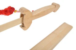 Épée Avec Fourreau, Initiation - Bois Naturel -Martiaux Fitness Magasin epee taiji bois bois naturel lacque 4