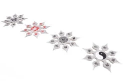 Étoiles Ninja Shuriken, Design Chinois - Lot De 4 -Martiaux Fitness Magasin etoile ninja shuriken design chinois 8 branches lot de 4 2