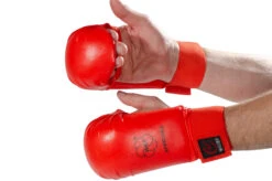 Gant De Karaté, Sans Pouces - WKF, Wacoku -Martiaux Fitness Magasin gant de karate sans pouces wkf wacoku 3