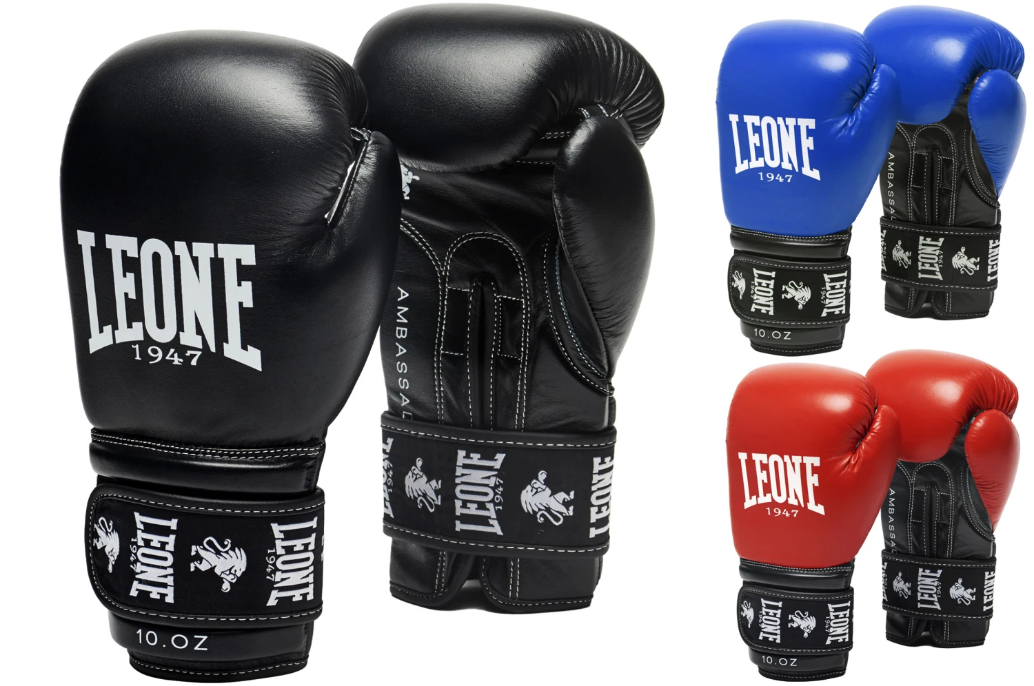 Gants de Boxe - Ambassador, Leone Gants De Boxe - Ambassador, Leone -Martiaux Fitness Magasin gants de boxe ambassadeur gn207 leone