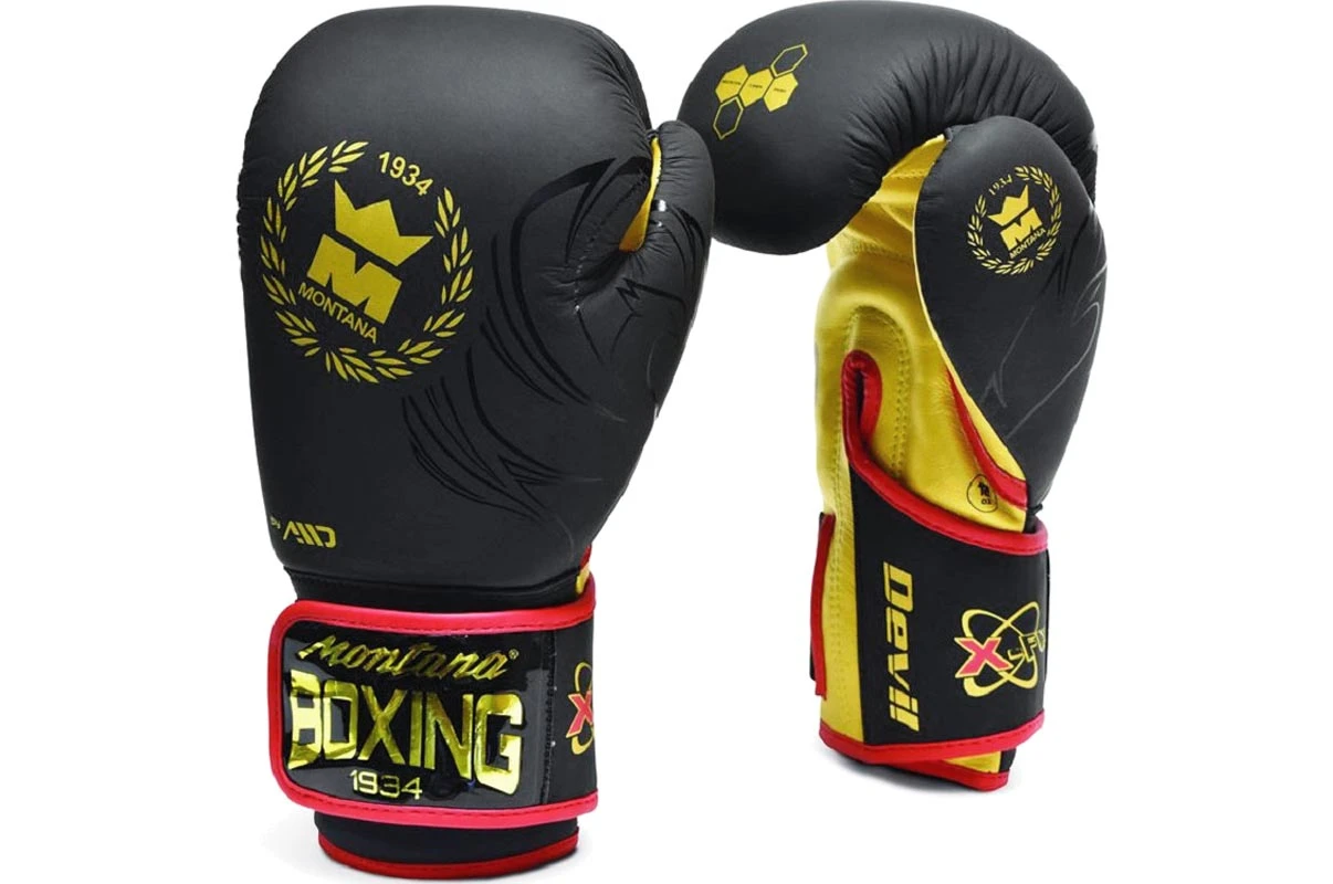 Gants de Boxe, Cuir - Devil 2.0, Montana Gants De Boxe, Cuir - Devil 2.0, Montana -Martiaux Fitness Magasin gants de boxe cuir devil 20 montana