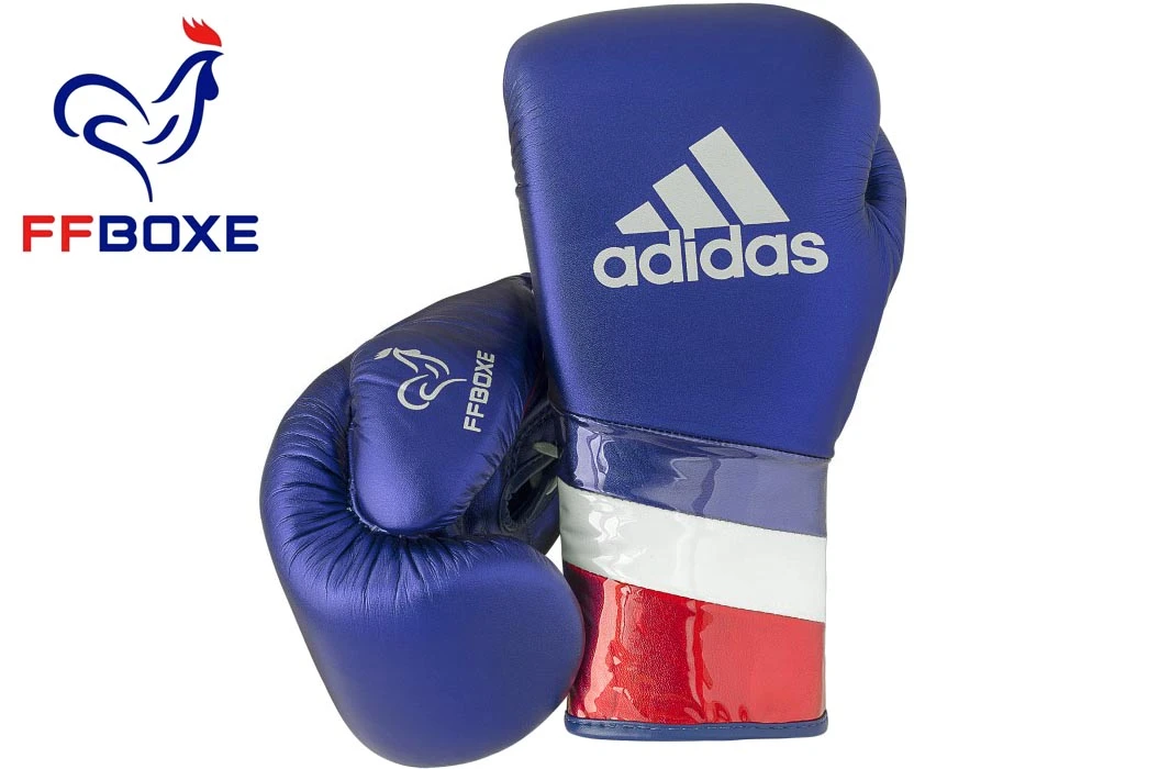 Gants de boxe en Cuir à lacets, FFBoxe, Speed 500 - ADISBG500SMU, Adidas Gants De Boxe En Cuir à Lacets, FFBoxe, Speed 500 - ADISBG500SMU, Adidas -Martiaux Fitness Magasin gants de boxe cuir speed 500 adisbg500smu adidas