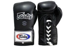 Gants De Boxe, Lacets - Pro, Fairtex 4 Gants De Boxe, Lacets - Pro, Fairtex -Martiaux Fitness Magasin gants de boxe pro a lacets thai proteam fairtex 3