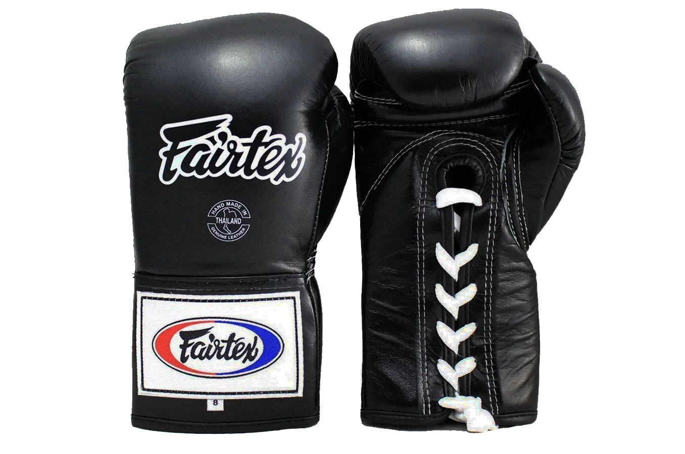 Gants de Boxe, Lacets - Pro, Fairtex Gants De Boxe, Lacets - Pro, Fairtex -Martiaux Fitness Magasin gants de boxe pro a lacets thai proteam fairtex 3