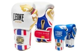 Gants De Boxe, Style Blanc - Muay Thai, Leone
