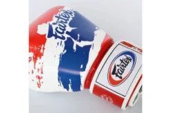 Gants De Boxe Thaï, Entraînement, Cuir - V1 Thaï Pride, Fairtex -Martiaux Fitness Magasin gants de boxe thai entrainement cuir v1 thai pride fairtex 4