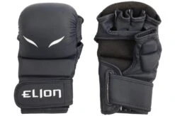 Gants MMA Sparring, Elion Paris -Martiaux Fitness Magasin gants mma sparring matte black elion 2