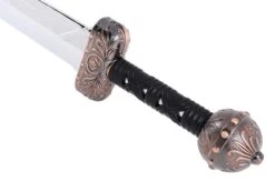 Glaive Gladiateur - Fleur De Lys, Polypropylène Chromé -Martiaux Fitness Magasin glaive gladiateur fleur de lys polypropylene chrome 3