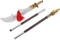 Hallebarde Démontable Guan Dao, Chunqiu, Bois Wengé -Martiaux Fitness Magasin hallebarde demontable guan dao chunqiu bois wenge 7