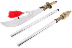 Hallebarde Démontable Guan Dao, Xin Guan Yue Bronze - Rigide -Martiaux Fitness Magasin hallebarde demontable guan dao xin guan yue bronze rigide 7