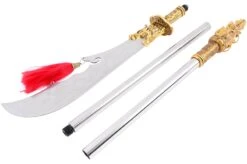 Hallebarde Démontable Guan Dao, Xin Guan Yue Dorée - Rigide 8 Hallebarde Démontable Guan Dao, Xin Guan Yue Dorée - Rigide -Martiaux Fitness Magasin hallebarde demontable guan dao xin guan yue doree rigide 6