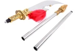 Hallebarde Démontable Guan Dao, Xin Guan Yue Dorée - Rigide 9 Hallebarde Démontable Guan Dao, Xin Guan Yue Dorée - Rigide -Martiaux Fitness Magasin hallebarde demontable guan dao xin guan yue doree rigide 7