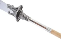 Hallebarde Démontable HaoYue Dragon - Argent/bois, Inox -Martiaux Fitness Magasin hallebarde haoyue dragon demontable argentbois inox 5