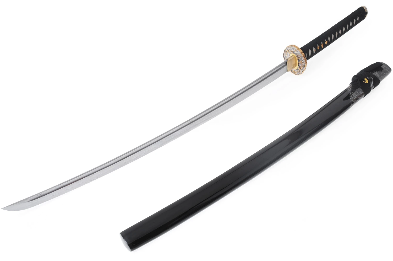 Katana Bushido, Yamato - Acier Feuilleté Katana Bushido, Yamato - Acier Feuilleté -Martiaux Fitness Magasin katana bushido yamato acier feuillete 1