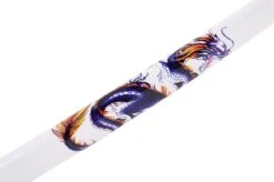 Katana Iaïto Dragon, Blanc & Tressage Noir 4 Katana Iaïto Dragon, Blanc & Tressage Noir -Martiaux Fitness Magasin katana iaito dragon blanc tressage noir 2