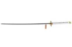 Katana Réaliste Blanc, Garde Ronde, Baohu - Réplique Bambou 7 Katana Réaliste Blanc, Garde Ronde, Baohu - Réplique Bambou -Martiaux Fitness Magasin katana realiste blanc garde ronde baohu replique bambou 5