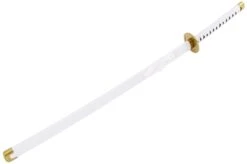 Katana Réaliste Blanc, Garde Ronde, Baohu - Réplique Bambou 9 Katana Réaliste Blanc, Garde Ronde, Baohu - Réplique Bambou -Martiaux Fitness Magasin katana realiste blanc garde ronde baohu replique bambou 7