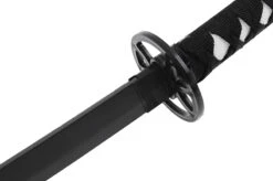 Katana Réaliste Noir, Garde Ronde, Baohu - Réplique Bambou -Martiaux Fitness Magasin katana realiste garde ronde baohu replique bambou 2