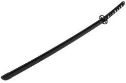 Katana Réaliste Noir, Garde Ronde, Baohu - Réplique Bambou -Martiaux Fitness Magasin katana realiste garde ronde baohu replique bambou 7