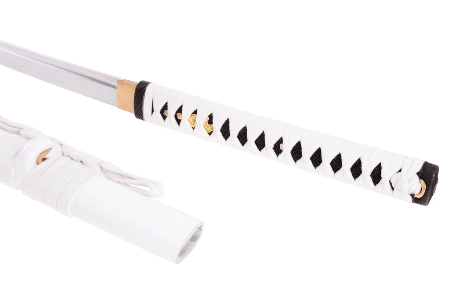 Katana Shirasaya Fudoshin, Blanc - Aiguisé Katana Shirasaya Fudoshin, Blanc - Aiguisé -Martiaux Fitness Magasin katana shirasaya fudoshin blanc aiguise 6