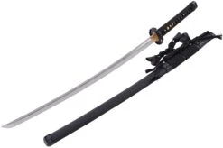Katana Tachi Bushido, Kokuei - Acier Damas, Aiguisé -Martiaux Fitness Magasin katana tachi bushido kokuei acier damas aiguise 1