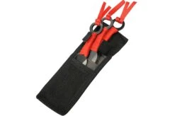 Kunai Fei Biao Acier, Poignée Tressée - Lot De 3 (16 Cm) 4 Kunai Fei Biao Acier, Poignée Tressée - Lot De 3 (16 Cm) -Martiaux Fitness Magasin kunai acier inox noir tressage noir lot de 3 16 cm 2