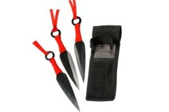 Kunai Fei Biao Acier, Poignée Tressée - Lot De 3 (16 Cm) 5 Kunai Fei Biao Acier, Poignée Tressée - Lot De 3 (16 Cm) -Martiaux Fitness Magasin kunai acier inox noir tressage noir lot de 3 16 cm 3