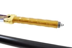 Naginata Haut De Gamme, Bleu & Or -Martiaux Fitness Magasin naginata haut de gamme bleu or 8