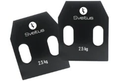 Paire De Plaques En Acier Pour Gilet Lesté Pro, Avec Poignées, Sveltus -Martiaux Fitness Magasin paire de plaques en acier pour gilet leste pro avec poignees sveltus 2