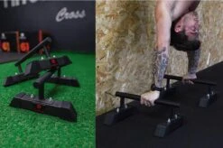 Petites Barres Parallèle - Parallette (x2), Sveltus -Martiaux Fitness Magasin petites barres parallele parallette x2 sveltus 2