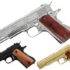 Pistolet Acier, Crosse Bois - Réplique M1911 2 Pistolet Acier, Crosse Bois - Réplique M1911 -Martiaux Fitness Magasin pistolet acier bois chrome replique m1911