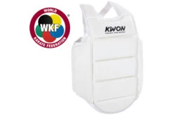 Plastron Karaté, Agréé WKF - Blanc, Kwon