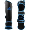 Protège-tibias & Pieds, Bleu - ADIGSS012, Adidas -Martiaux Fitness Magasin protege tibias pieds blue adigss012 adidas