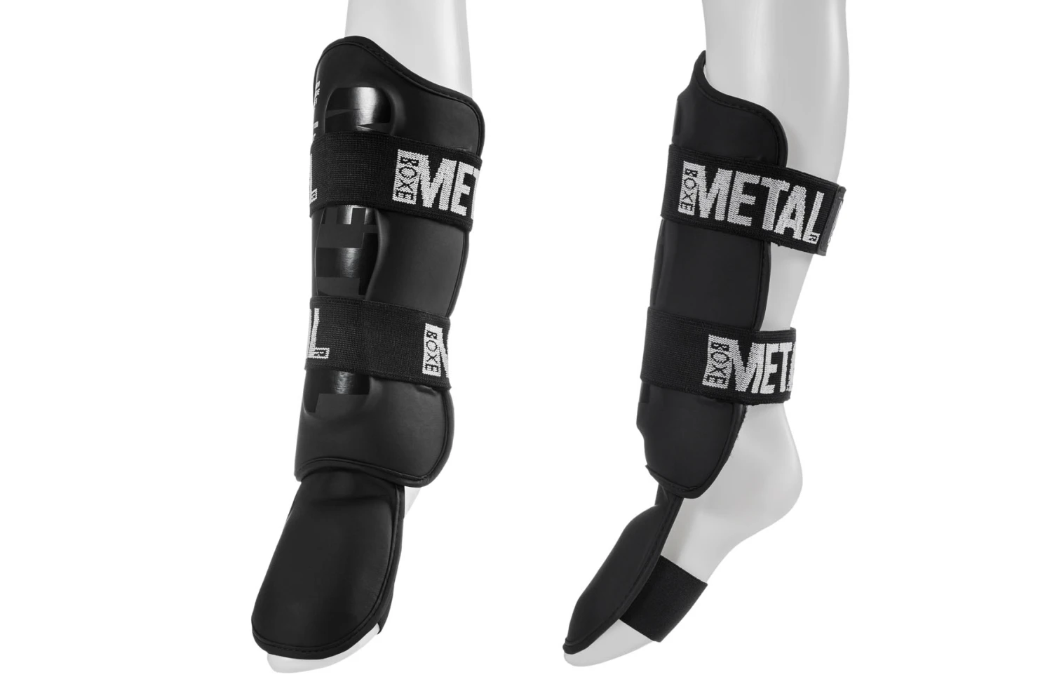 Protège-tibias & Pieds, Amovibles - MB210, Metal Boxe Protège-tibias & Pieds, Amovibles - MB210, Metal Boxe -Martiaux Fitness Magasin protege tibias pieds detachables metal boxe mb210