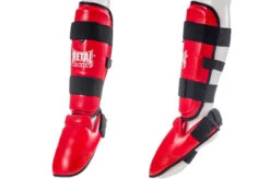 [Fin De Série] Protège-tibias & Pieds, Amovibles - PR100, Metal Boxe -Martiaux Fitness Magasin protege tibias pieds detachables pr100 metal boxe 1
